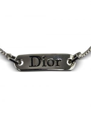 Náramek Christian Dior Pre-owned stříbrný