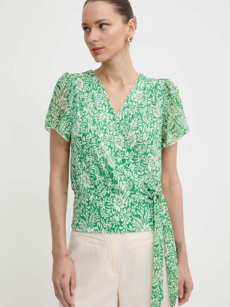 Bluza s printom Morgan zelena