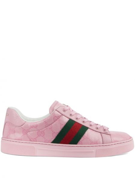 Sneakers di pelle Gucci Ace rosa