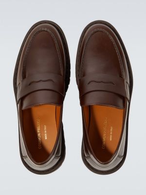 Leder loafer Common Projects braun
