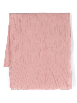 Плисиран шал от шифон Liu Jo розово