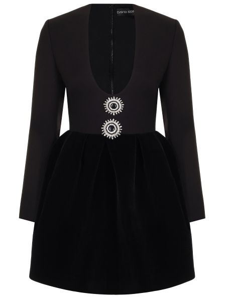 Вечернее платье David Koma, черное