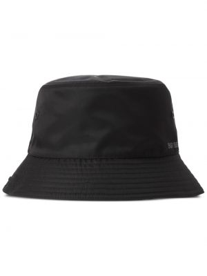 Двустранна шапка с принт Burberry черно