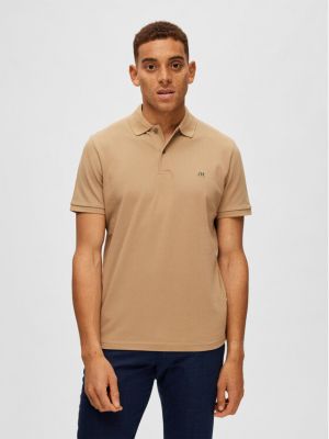 Polo Selected Homme beige