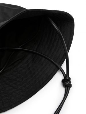 Haftowany kapelusz Nanushka czarny
