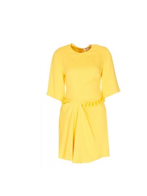 Sukienka mini na rzep Stella Mccartney żółta