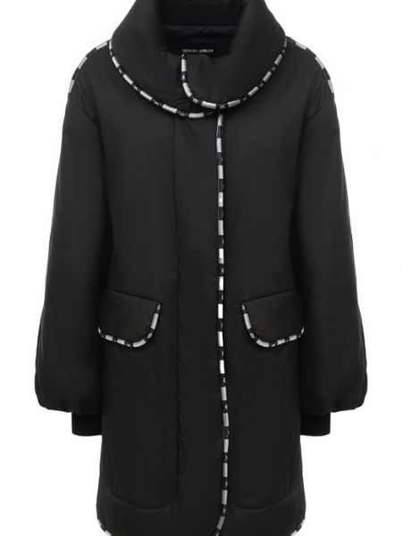 Утепленная куртка Giorgio Armani черная