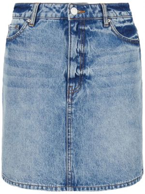 Džínsová sukňa Armani Exchange modrá