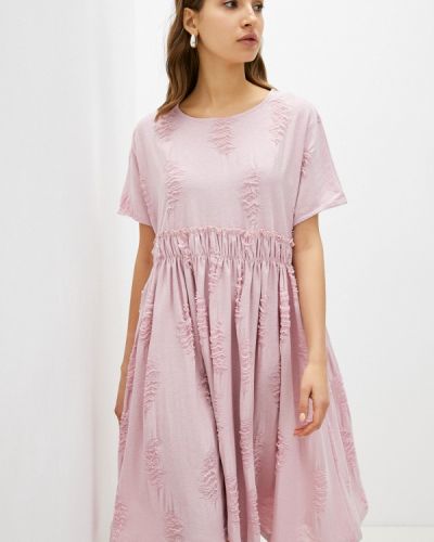 Платье мадам т, розовое