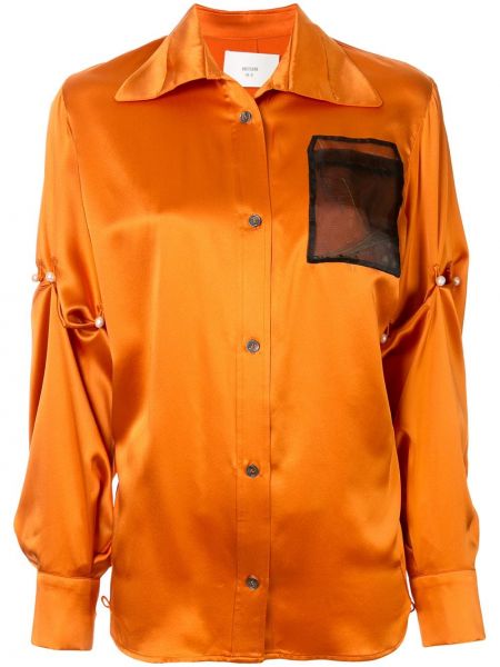 Camisa con bolsillos Quetsche naranja