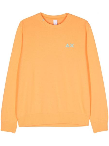 Sweatshirt mit stickerei Sun 68 orange