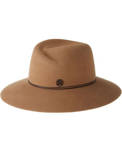 Фетровые шляпа Maison Michel, коричневый