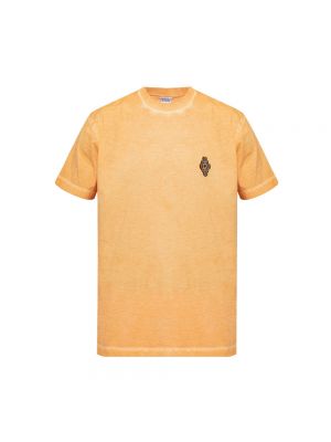 Koszulka bawełniana Marcelo Burlon pomarańczowa