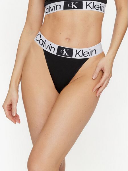 Černé kalhotky string Calvin Klein Underwear