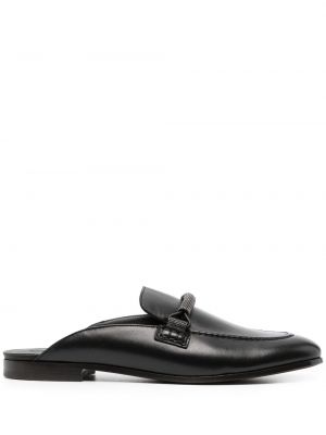 Pantofi loafer slip-on Brunello Cucinelli negru