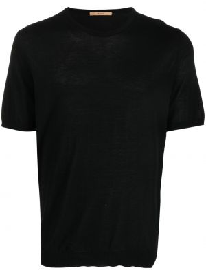 T-shirt con scollo tondo Nuur nero