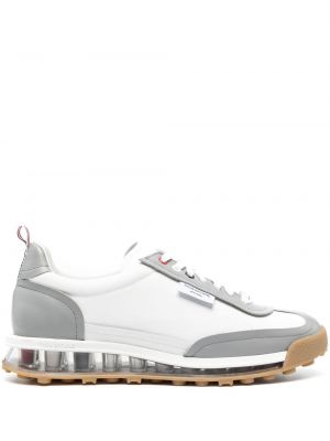 Sneakers i läder Thom Browne vit