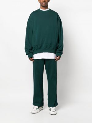 Spodnie sportowe bawełniane Styland zielone