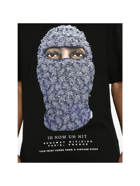 Camisa de algodón con estampado Ih Nom Uh Nit negro