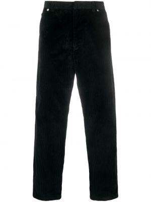 Pantaloni chino de catifea cord Prada negru