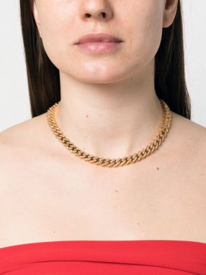 Křišťálový náhrdelník Crystal Haze zlatý