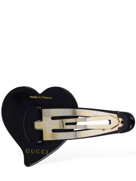 Pολόι με μοτίβο καρδιά Gucci μαύρο