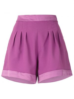 Pantalones cortos plisados Olympiah violeta