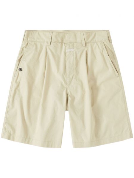 Shorts en coton plissées Closed beige