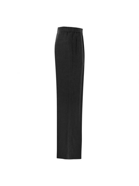 Pantalones de lino Brunello Cucinelli negro