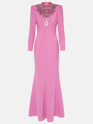 Μάξι φόρεμα Jenny Packham ροζ