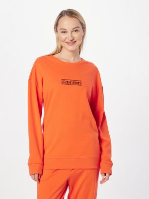 Priliehavá mikina Calvin Klein Underwear oranžová