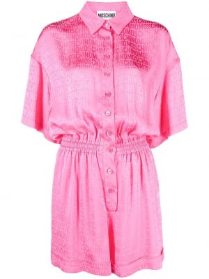 Ολόσωμη φόρμα Moschino ροζ