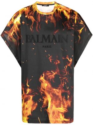 T-shirt con stampa Balmain