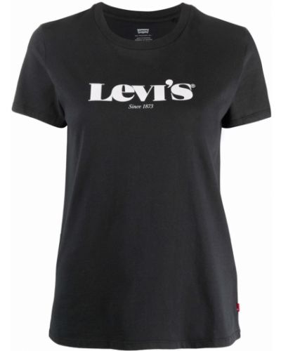 Camiseta de cintura alta de cintura alta de cintura alta Levi's negro