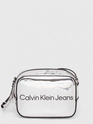 Srebrna torba na ramię Calvin Klein Jeans