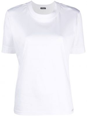 T-shirt ricamato Kiton bianco
