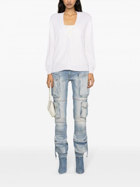 Kaschmir strickjacke Givenchy weiß