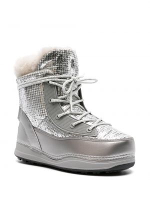Sněžné boty Bogner Fire+ice stříbrné