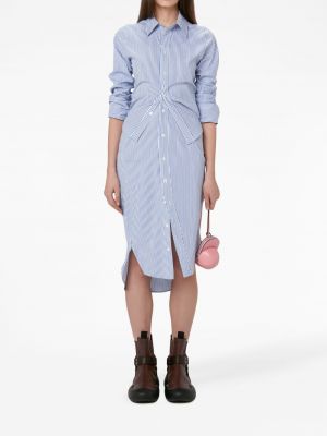 Robe chemise à rayures Jw Anderson