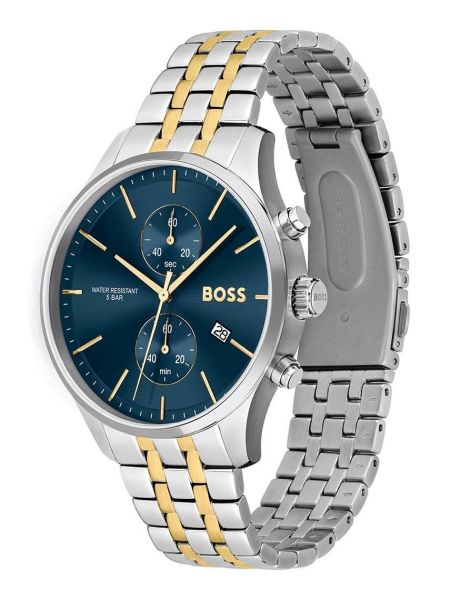 Серебряные часы Boss