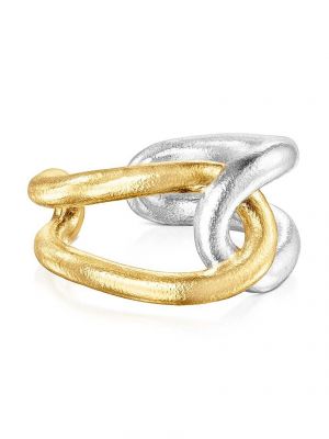 Pozlačen prstan Tous srebrna