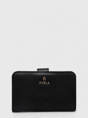Шкіряний гаманець Furla чорний