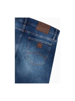 Slim fit high waist skinny jeans Armani Exchange blau