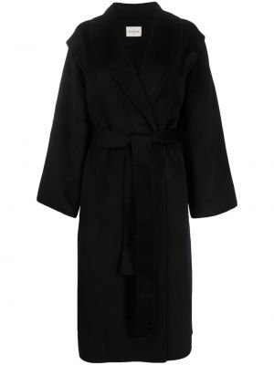 Kašmírový kabát Le Kasha čierna