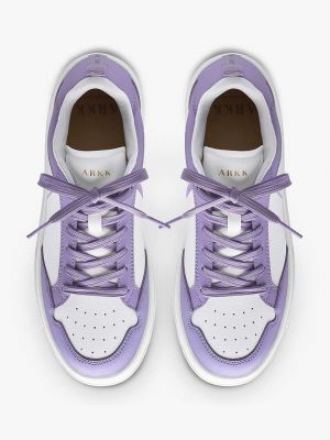 Sneakerși din piele Arkk Copenhagen violet