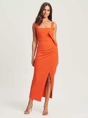 Φόρεμα Chancery πορτοκαλί
