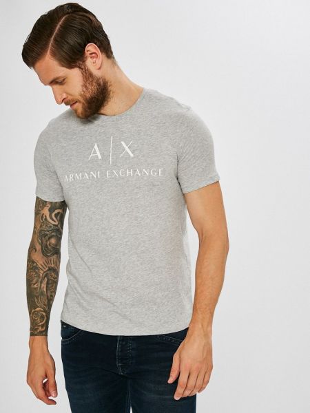 Koszulka Armani Exchange szara