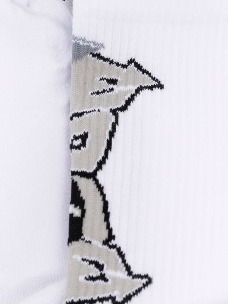Calcetines con estampado Msgm blanco