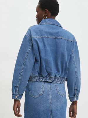 Oversized rövid kabát Answear Lab kék