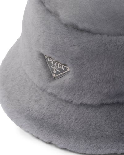 Kepurė Prada pilka